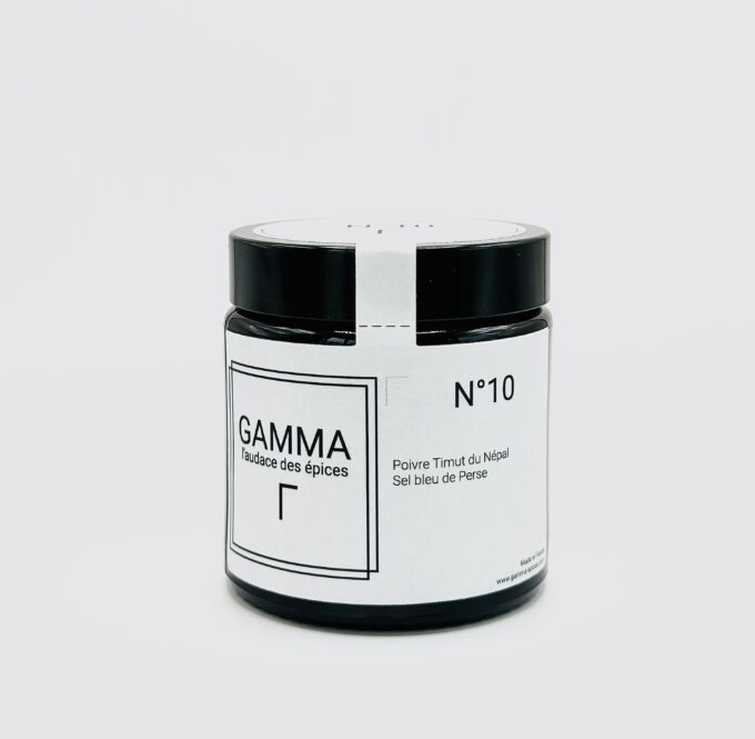 GAMMA N°10 mélange d'épices poivre Timut sel bleu de Perse