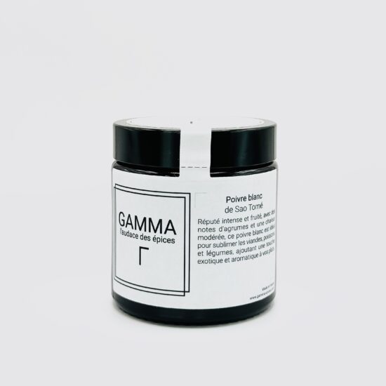 GAMMA épices pures poivre blanc de Sao Tomé